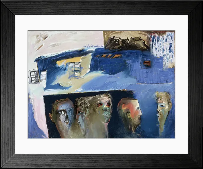 Framed Print : Friends of my Town by Miruku