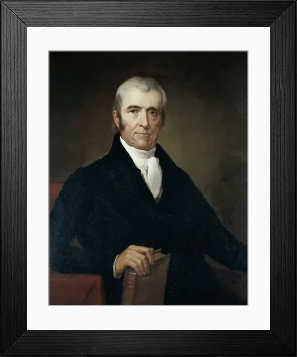 Framed Print : John Marshall by Lambdin Framed Print : John Marshall by Lambdin