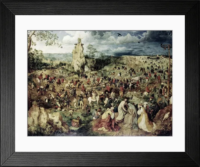 Framed Print : The Procession to Calvary by Pieter Bruegel the Elder Framed Print : The Procession to Calvary by Pieter Bruegel the Elder