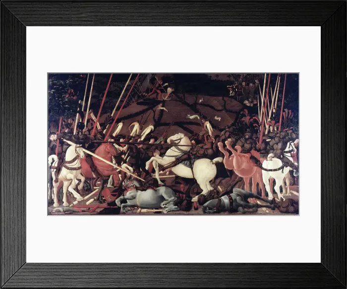 Framed Print : Battle of San Romano by Uccello Framed Print : Battle of San Romano by Uccello