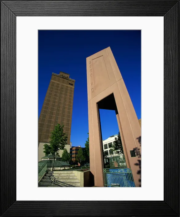 Framed Print : Millennium Tower, Aurora, Illinois, USA Framed Print : Millennium Tower, Aurora, Illinois, USA