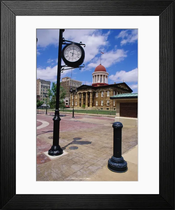 Framed Print : Old State Capitol Plaza, Springfield, Illinois, USA Framed Print : Old State Capitol Plaza, Springfield, Illinois, USA