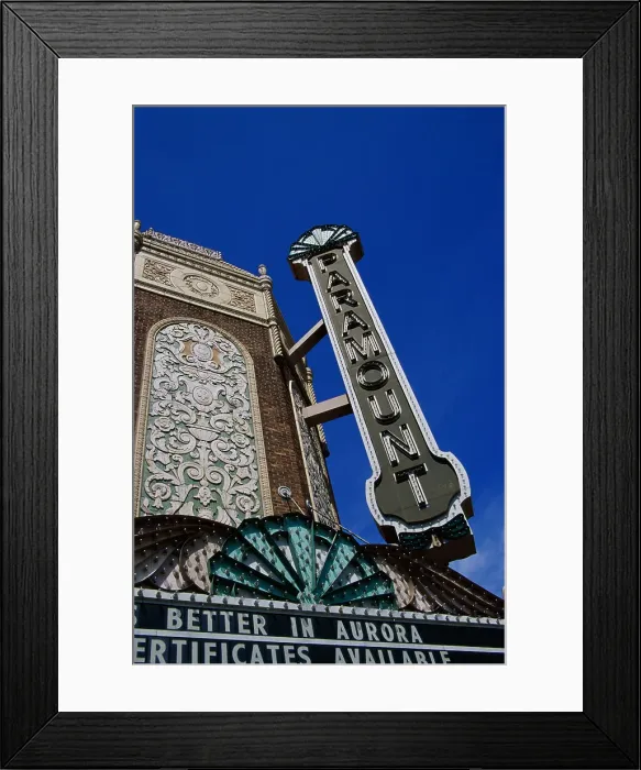 Framed Print : Paramount Arts Center, Aurora, Illinois, USA Framed Print : Paramount Arts Center, Aurora, Illinois, USA