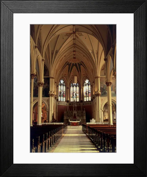 Framed Print : Cathedral of St. John the Baptist, Savannah, Georgia, USA Framed Print : Cathedral of St. John the Baptist, Savannah, Georgia, USA