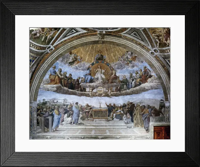 Framed Print : La Disputa (Disputation Of The Holy Sacrament) Framed Print : La Disputa (Disputation Of The Holy Sacrament)