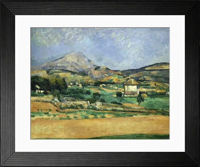 Framed Print : Plain of the Mont St. Victoire by Cezanne Framed Print : Plain of the Mont St. Victoire by Cezanne
