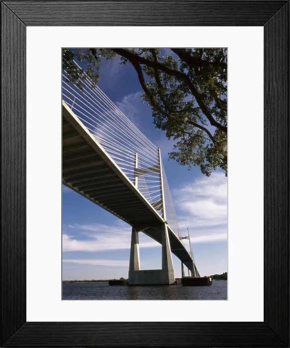 Framed Print : Dames Point Bridge, Jacksonville, Florida, USA Framed Print : Dames Point Bridge, Jacksonville, Florida, USA