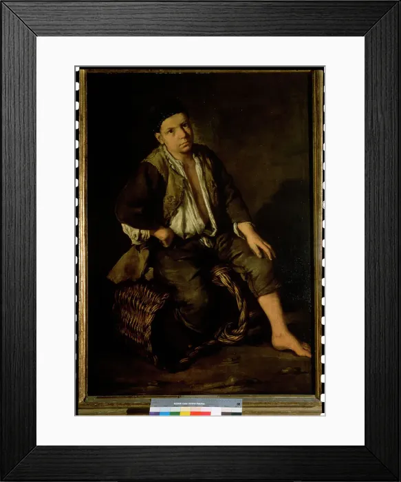 Framed Print : Seated Porter Framed Print : Seated Porter