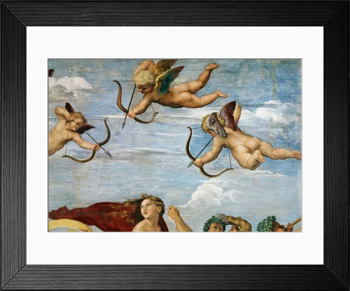 Framed Print : Triumph Of Galatea, The (Cupid Detail) Framed Print : Triumph Of Galatea, The (Cupid Detail)