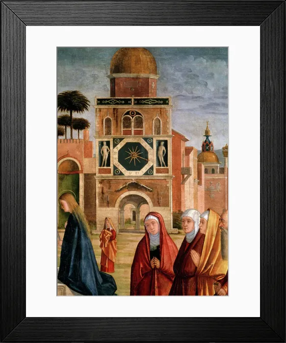 Framed Print : Presentation of Mary at the Temple (Detail) by Carpaccio Framed Print : Presentation of Mary at the Temple (Detail) by Carpaccio
