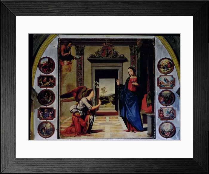 Framed Print : Annunciation by Albertinelli