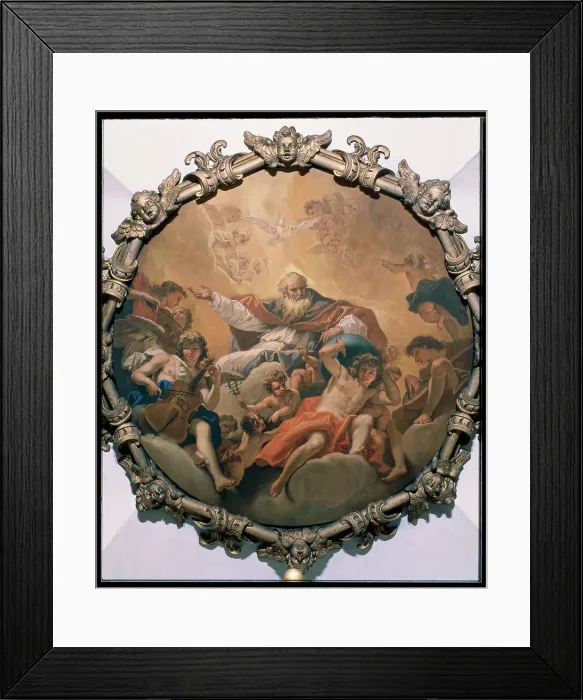 Framed Print : Eternal Father in Glory Framed Print : Eternal Father in Glory