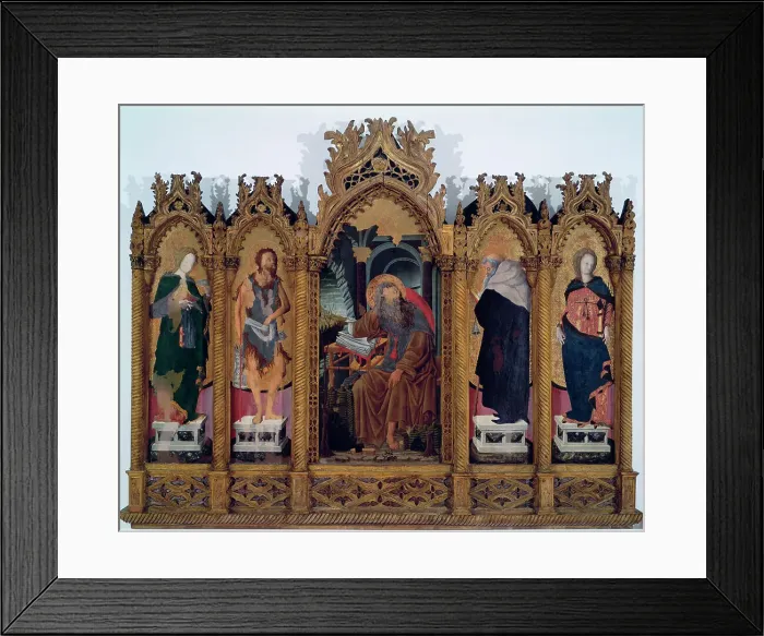 Framed Print : Polyptych of Lazarus