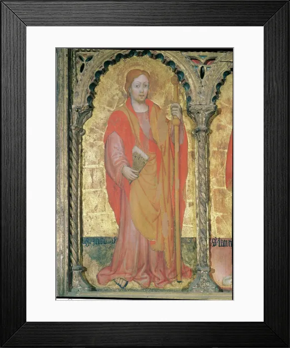 Framed Print : Saint Jerome - Detail From A Polyptych Framed Print : Saint Jerome - Detail From A Polyptych