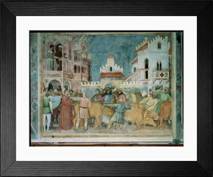 Framed Print : Saint Lucy Dragged To The Brothel