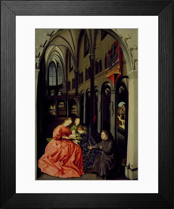 Framed Print : Sacred Conversation in the Cathedral by Witz Framed Print : Sacred Conversation in the Cathedral by Witz