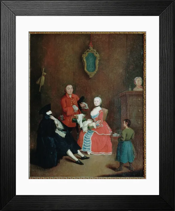 Framed Print : Bauta Visiting