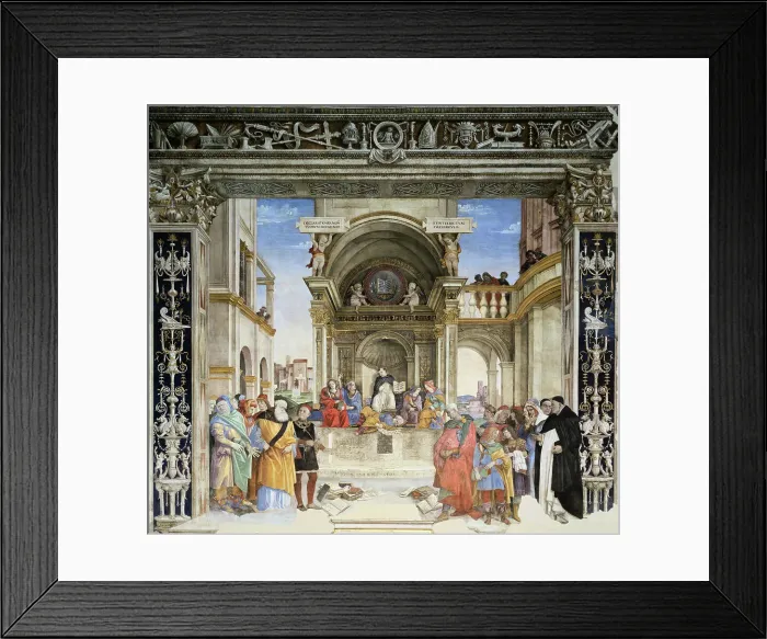 Framed Print : Triumph of Saint Thomas by Lippi Framed Print : Triumph of Saint Thomas by Lippi