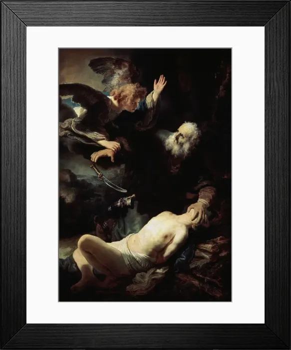 Framed Print : Abraham's Sacrifice 1635 Rembrandt Harmensz van Rijn (1606-1669 Dutch) Painting State Hermitage Museum Framed Print : Abraham's Sacrifice 1635 Rembrandt Harmensz van Rijn (1606-1669 Dutch) Painting State Hermitage Museum