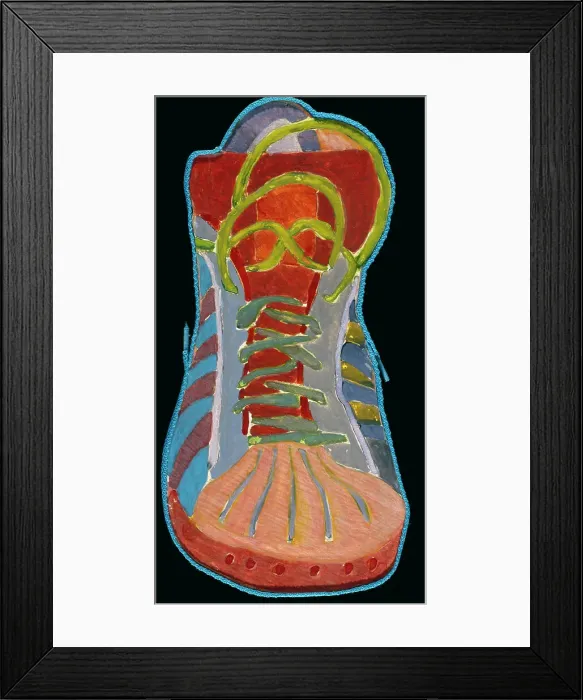 Framed Print : Shoe Series #4 by Whitehouse-Holm Framed Print : Shoe Series #4 by Whitehouse-Holm