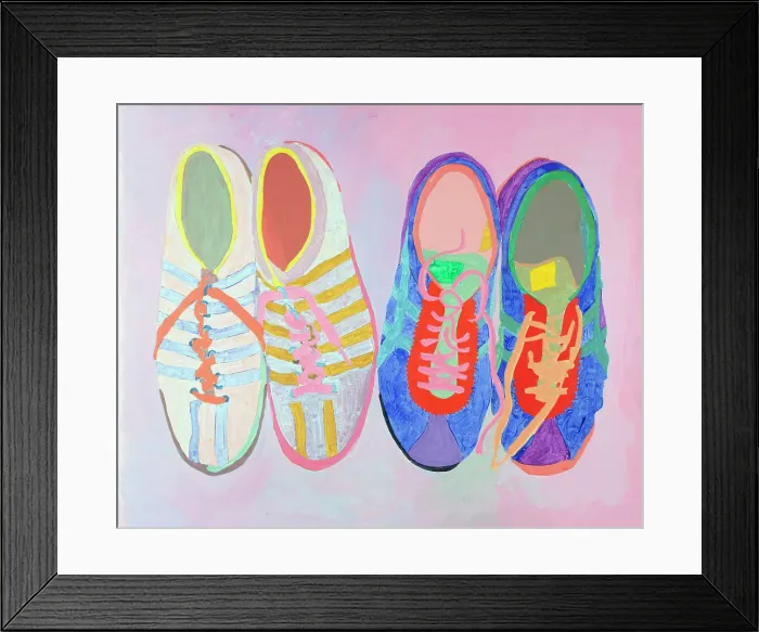 Framed Print : Shoe Series #10 by Whitehouse-Holm Framed Print : Shoe Series #10 by Whitehouse-Holm