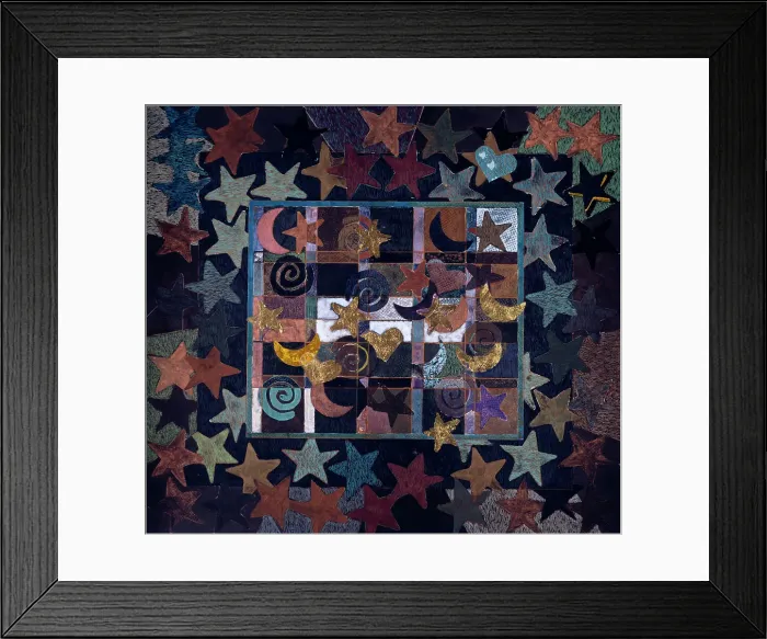 Framed Print : Star Heart Series #13 by Whitehouse-Holm