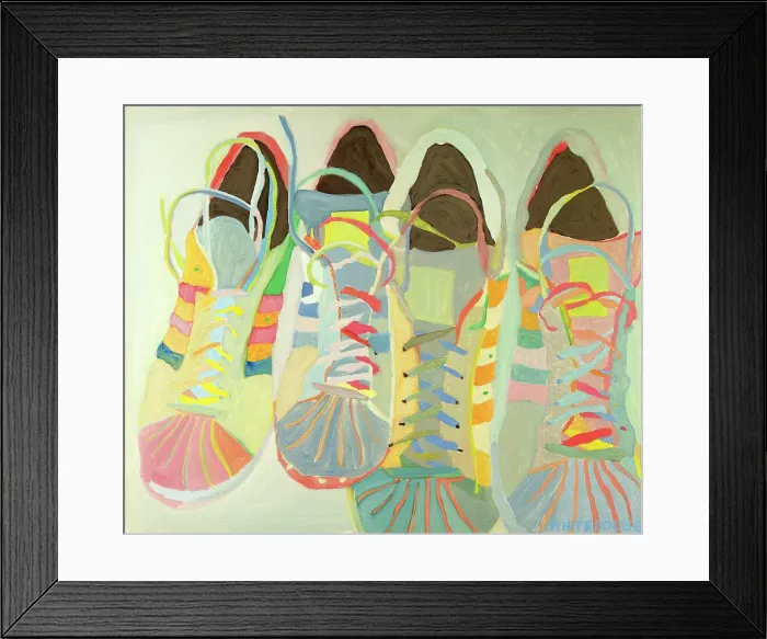 Framed Print : Shoe Series #13 by Whitehouse-Holm Framed Print : Shoe Series #13 by Whitehouse-Holm