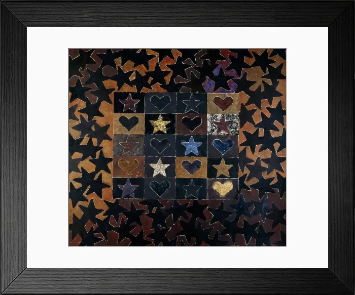 Framed Print : Star Heart Series #3by Whitehouse-Holm Framed Print : Star Heart Series #3by Whitehouse-Holm