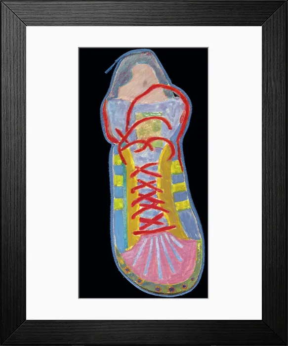 Framed Print : Shoe Series #6 by Whitehouse-Holm Framed Print : Shoe Series #6 by Whitehouse-Holm