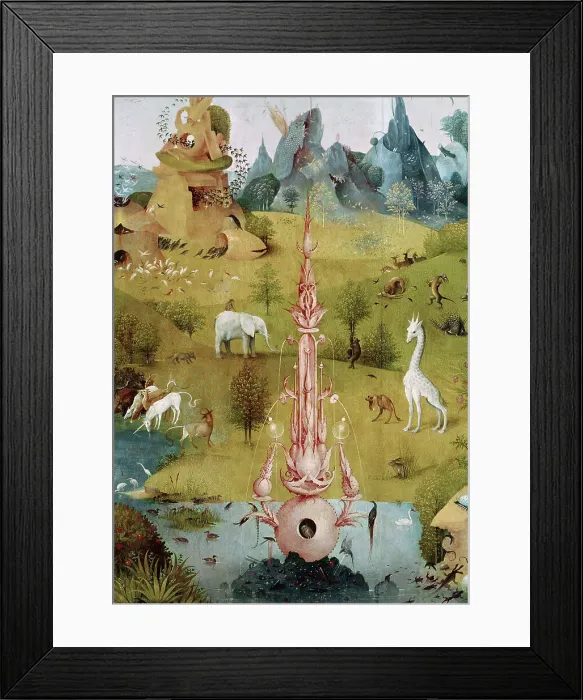 Framed Print : Garden Of Earthly Delights - Detail #2 C Framed Print : Garden Of Earthly Delights - Detail #2 C