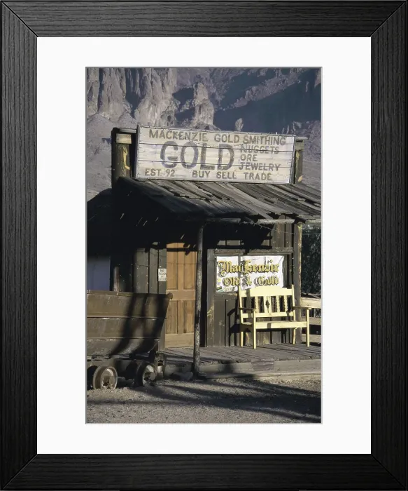 Framed Print : Goldfield Ghost Town, Arizona, USA