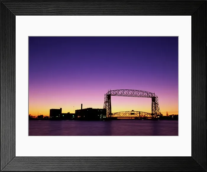 Framed Print : Aerial Lift Bridge, Duluth, Minnesota, USA Framed Print : Aerial Lift Bridge, Duluth, Minnesota, USA