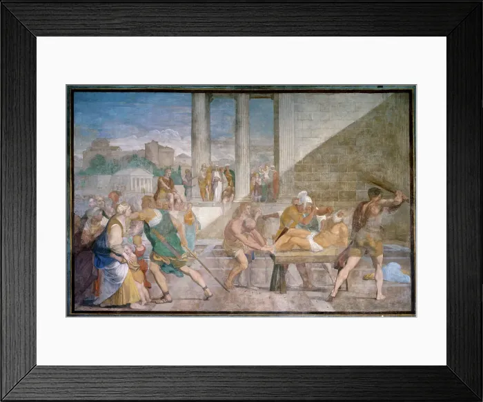 Framed Print : Flagellation of Saint Andrew