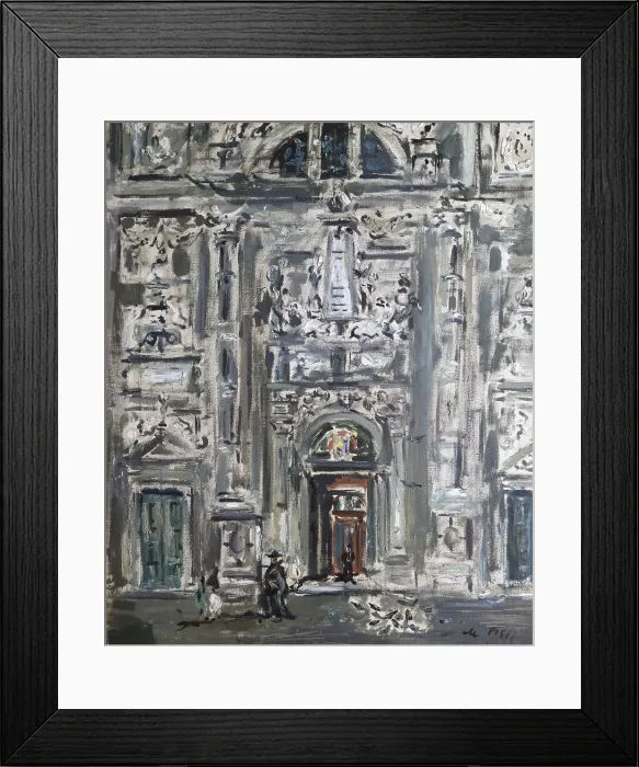 Framed Print : San Moise by Filippo de Pisis