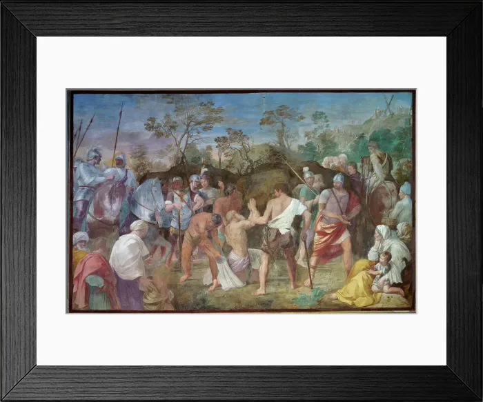 Framed Print : St. Andrew Led to the Torture