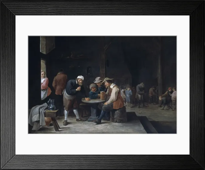 Framed Print : Interior Of A Tavern