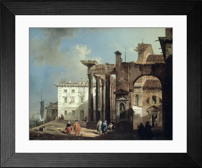 Framed Print : Pillars Of San Lorenzo In Milan Framed Print : Pillars Of San Lorenzo In Milan