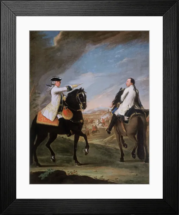Framed Print : Duke Guglielmo Di Monforte And His Aide Framed Print : Duke Guglielmo Di Monforte And His Aide