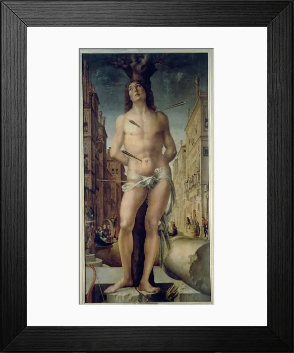 Framed Print : Saint Sebastian Liberale da Verona Framed Print : Saint Sebastian Liberale da Verona