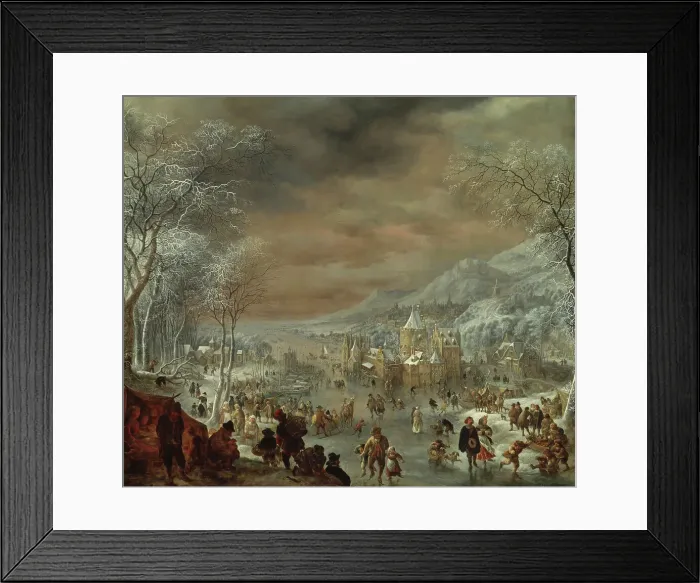Framed Print : Winter Jan Griffier I (ca.1645-1718 Dutch) Framed Print : Winter Jan Griffier I (ca.1645-1718 Dutch)