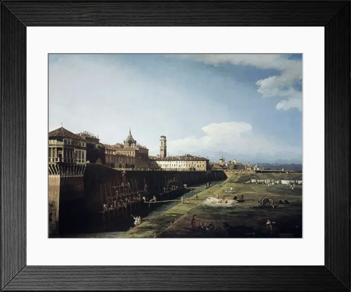 Framed Print : View Of Torino (Turin) From The Royal Gardens Framed Print : View Of Torino (Turin) From The Royal Gardens