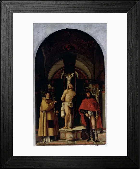Framed Print : Saint Sebastian With Saints San Sebastiano E Santi Framed Print : Saint Sebastian With Saints San Sebastiano E Santi
