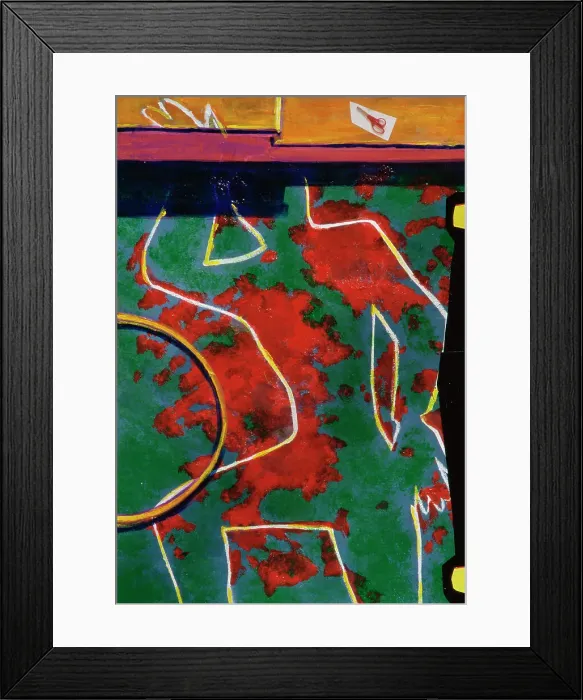 Framed Print : Medger Evers Murder, 2005, Gil Mayers (b.1947 / American), Collage Framed Print : Medger Evers Murder, 2005, Gil Mayers (b.1947 / American), Collage