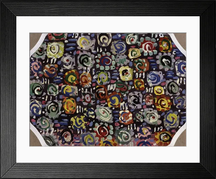 Framed Print : Swirls And Squares Peter Sickles (b.1945 American) Framed Print : Swirls And Squares Peter Sickles (b.1945 American)