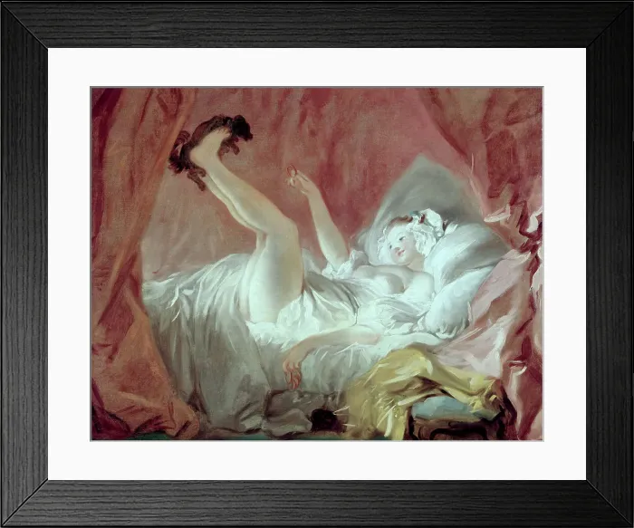 Framed Print : La Giambette Jean Honor Fragonard (1732-1806 French) Oil Sketch Framed Print : La Giambette Jean Honor Fragonard (1732-1806 French) Oil Sketch