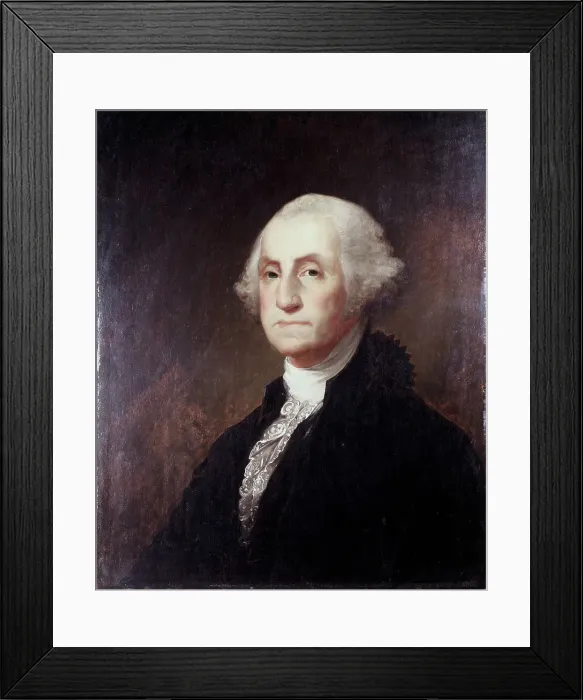 Framed Print : George Washington Thomas Sully (1783-1872 American) Oil On Paper David David Gallery