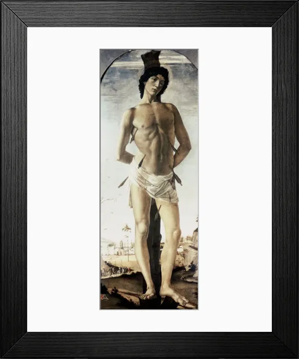 Framed Print : Saint Sebastian Sandro Botticelli (1444-1510 Italian) Framed Print : Saint Sebastian Sandro Botticelli (1444-1510 Italian)