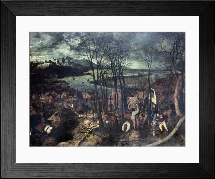 Framed Print : The Gloomy Day by Pieter Bruegel the Elder Framed Print : The Gloomy Day by Pieter Bruegel the Elder