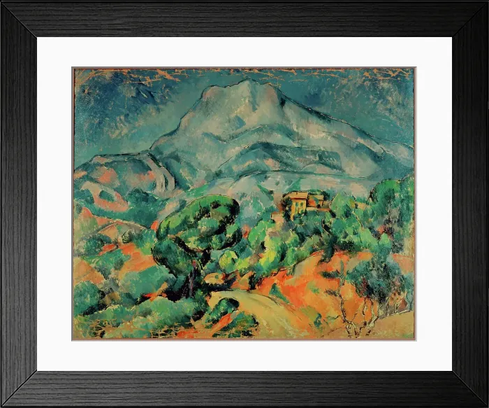 Framed Print : Montagne Sainte Victoire by Paul Cezanne Framed Print : Montagne Sainte Victoire by Paul Cezanne