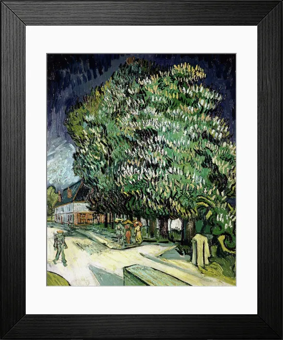 Framed Print : Chestnut Trees in Blossom by Vincent van Gogh Framed Print : Chestnut Trees in Blossom by Vincent van Gogh